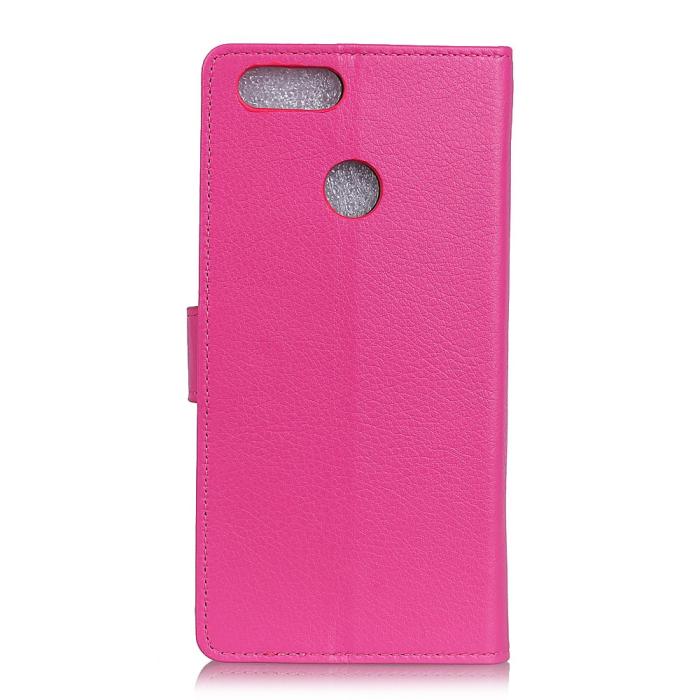 Bild 3, Huawei Honor View 20 - Litchi Plånboksfodral - Rosa