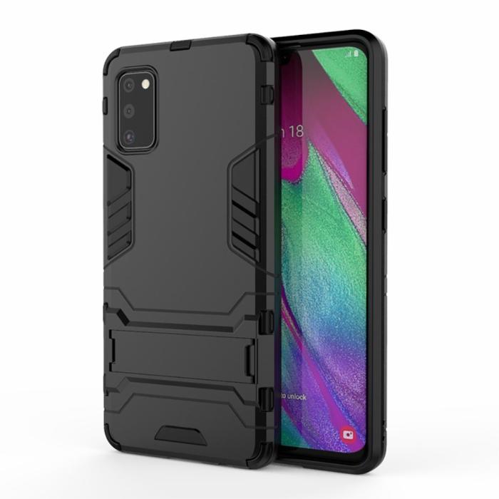 Bild 1, Samsung Galaxy A41 - Hybrid Kickstand Skal - Svart