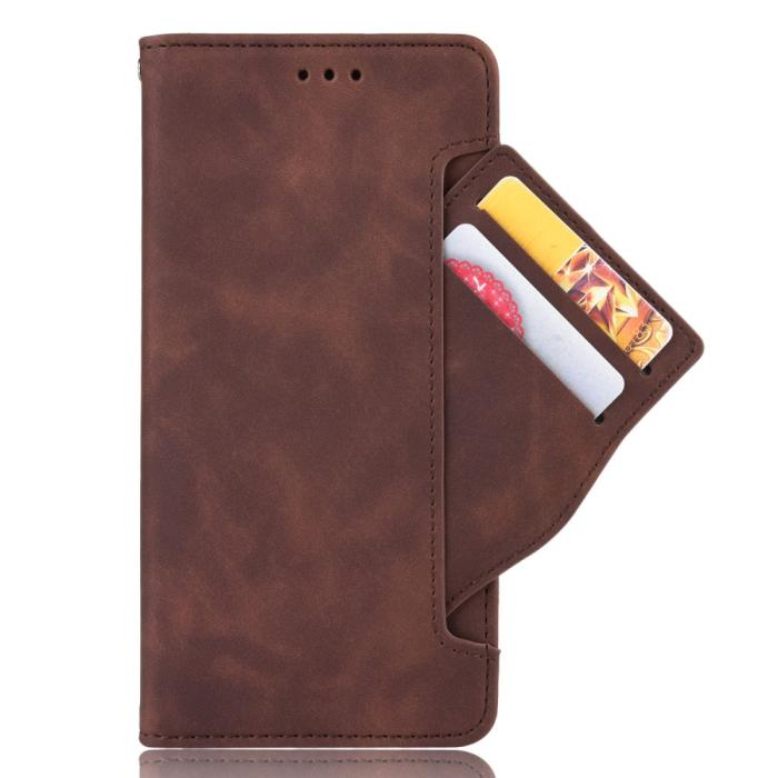 Bild 2, Samsung Galaxy A03 Fodral Avtagbart Kortfodral Brun