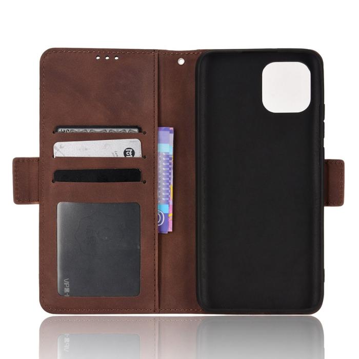 Bild 6, Samsung Galaxy A03 Fodral Avtagbart Kortfodral Brun