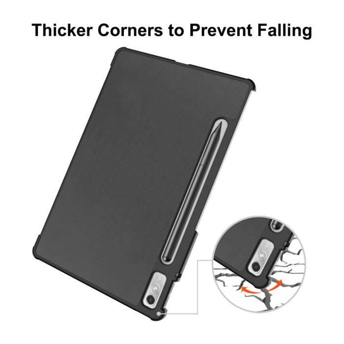 Bild 5, ENKAY Lenovo Tab P11 Pro Gen 2 Fodral Tri-Fold Svartgrön
