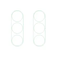 Samsung Galaxy A54 5G 2-PACK Linsskydd Härdat Glas