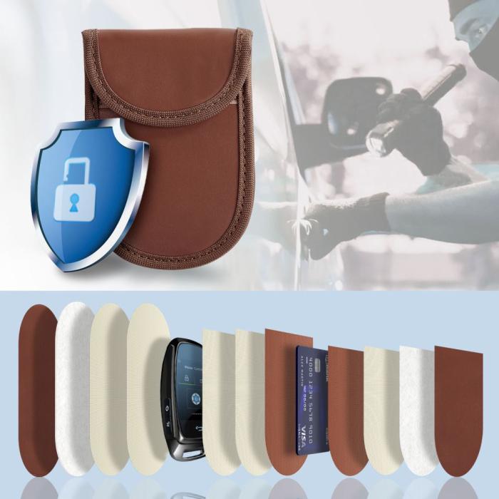 Bild 2, Tech-Protect RFID Signalblockerande Fodral Espresso
