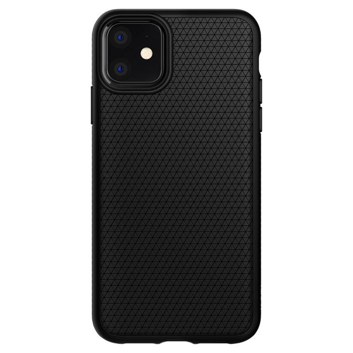 Bild 2, Spigen iPhone 11 Skal Liquid Air Matt Svart