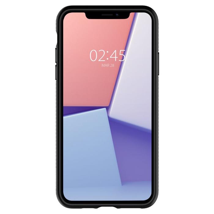 Bild 3, Spigen iPhone 11 Skal Liquid Air Matt Svart