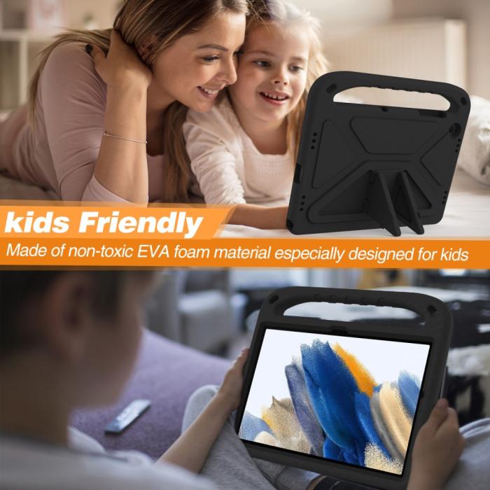 Bild 4, Samsung Galaxy Tab A9 Plus Skal EVA Kickstand Svart