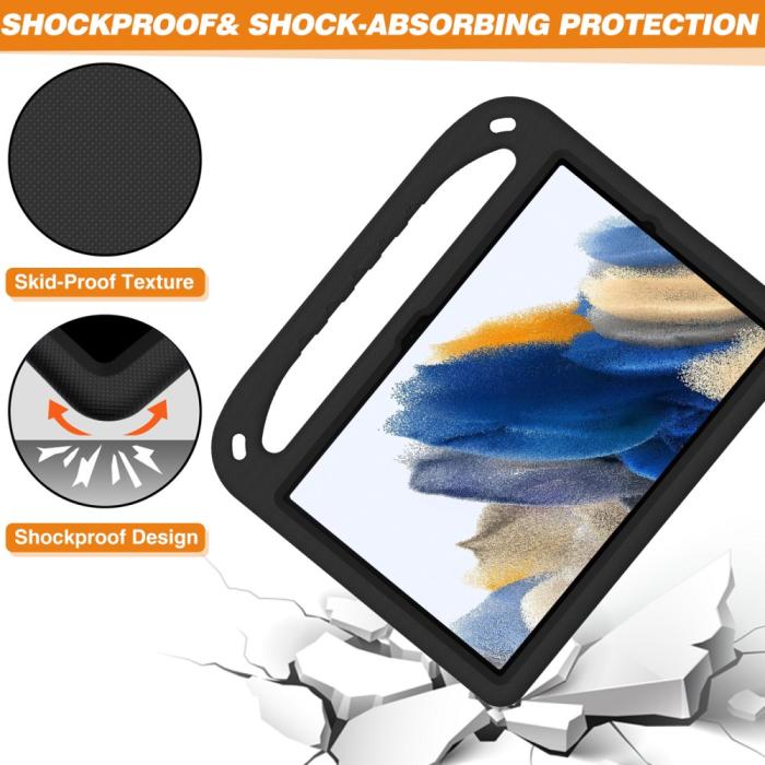 Bild 5, Samsung Galaxy Tab A9 Plus Skal EVA Kickstand Svart