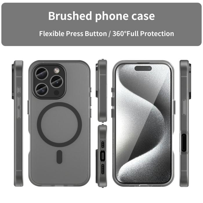 Bild 3, iPhone 16 Pro Skal MagSafe Slim Matt Svart