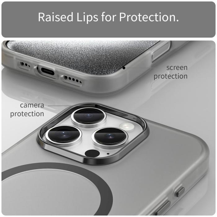 Bild 6, iPhone 16 Pro Skal MagSafe Slim Matt Svart