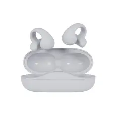 Happy Plugs In-Ear Hörlurar Clip OWS True-Wireless Vit