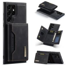 DG.MING Galaxy S25 Ultra Skal Med Magnetisk Pl&aring;nbok Svart