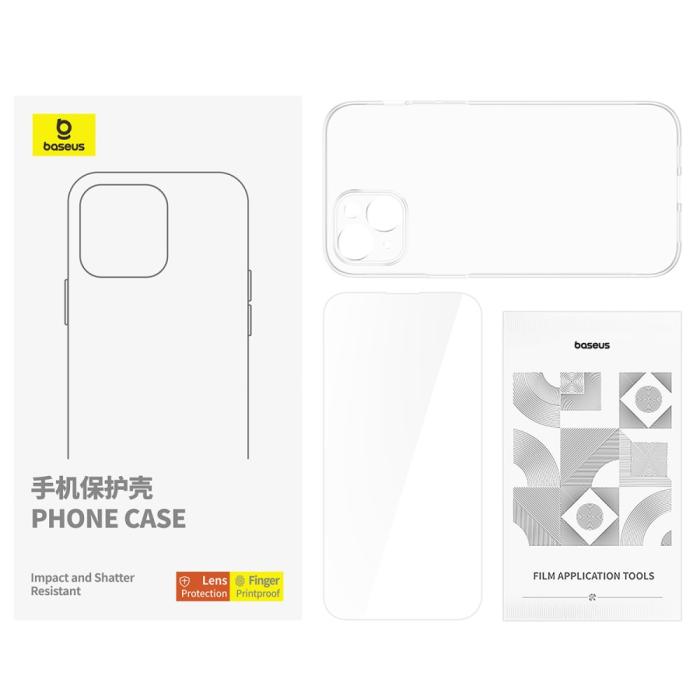 Bild 5, BASEUS iPhone 15 Skal MagSafe Lucent Series Transparent