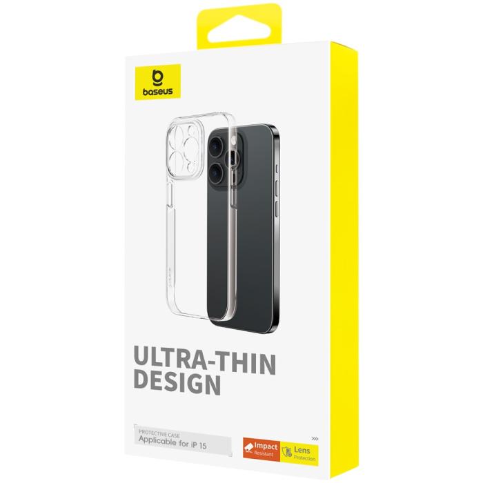 Bild 4, BASEUS iPhone 15 Skal Lucent Series Transparent
