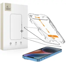 T-P iPhone 17e/16e/14/13/13 Pro 2-PACK Sk&auml;rmskydd QuickSet+