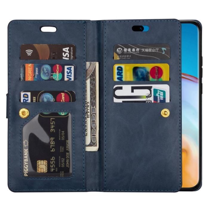 Bild 3, Samsung Galaxy S23 Plus Fodral Multifunktionell Med Frontficka Blå