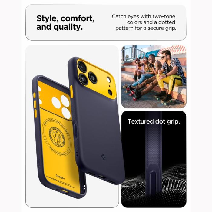 Bild 6, Spigen iPhone 18 Pro / 17 Pro Skal MagSafe Nano Pop Navy