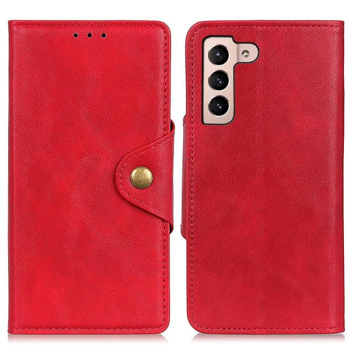 Bild 1, Samsung Galaxy S23 Fodral Med Magnetisk Mässing Röd