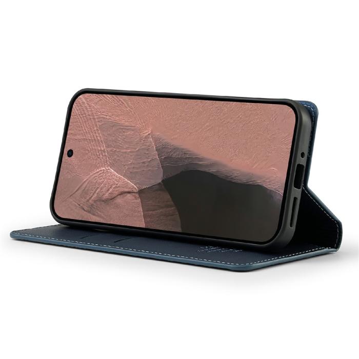 Bild 3, LC.IMEEKE Google Pixel 11 Pro XL Fodral Flip Läder Blå