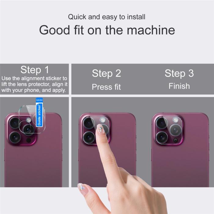 Bild 6, IMAK Honor X5c Plus Linsskydd Härdat Glas Transparent