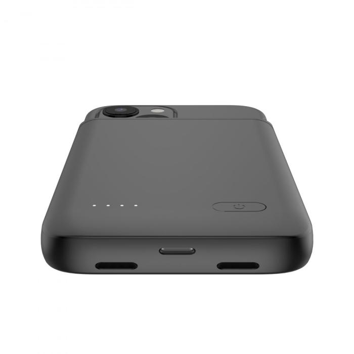 Bild 4, Tech-Protect 4700 mAh Powercase iPhone 13 Mini / 12 Mini Svart