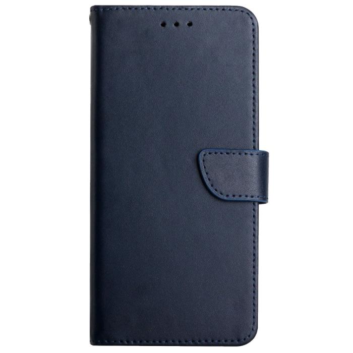 Bild 2, Motorola Moto G31 / G41 Fodral Nappa Textur Äkta Läder Blå