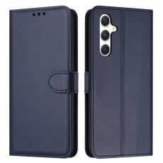 Samsung Galaxy S26 Fodral L&auml;der Bl&aring;