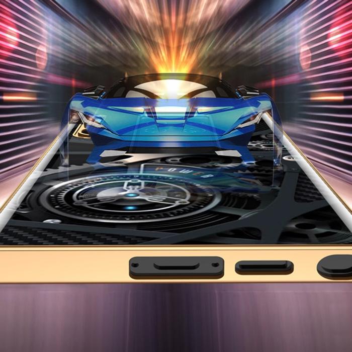 Bild 3, GKK Galaxy S24 Plus Skal Härdat Glas Electroplate Spader Ess