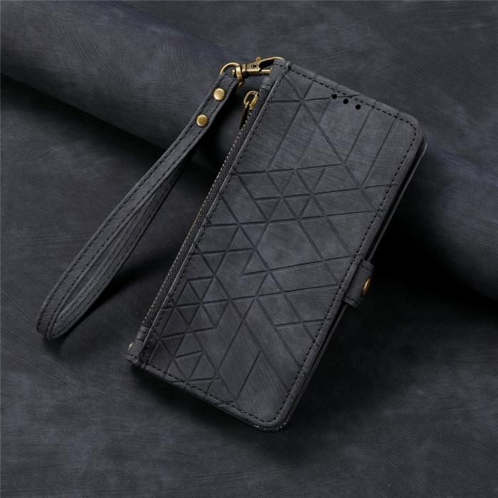 Bild 6, iPhone 15 Plus Fodral Geometri Med Snodd Svart