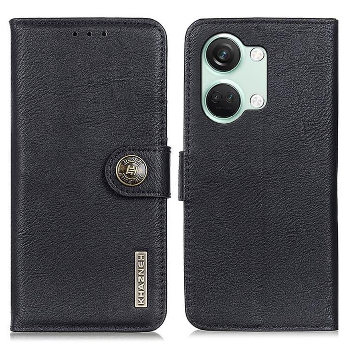 Bild 1, KHAZNEH OnePlus Nord 3 5G Fodral Läder Svart