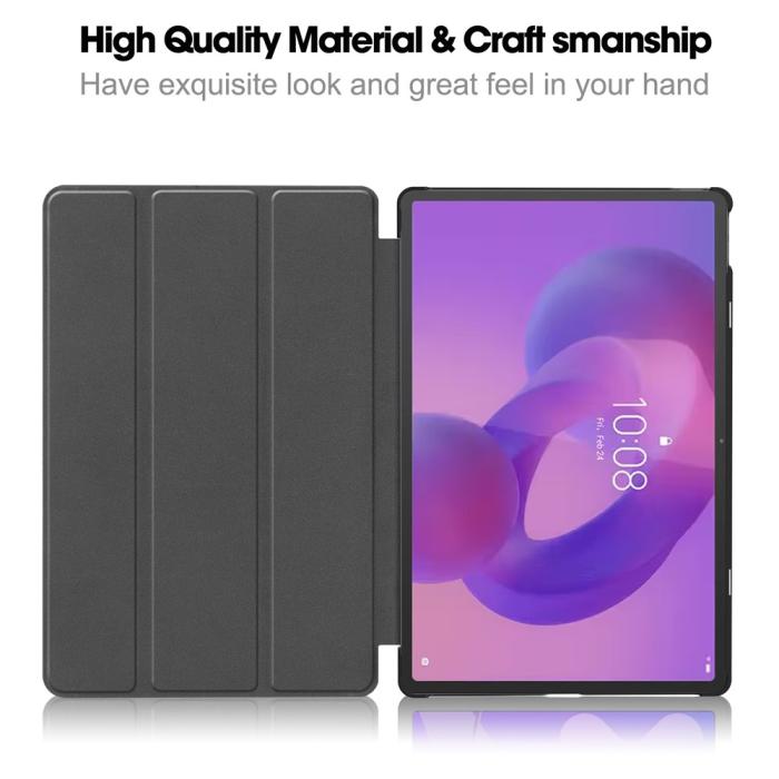 Bild 2, Lenovo Idea Tab Pro Fodral Tri-Fold Katt