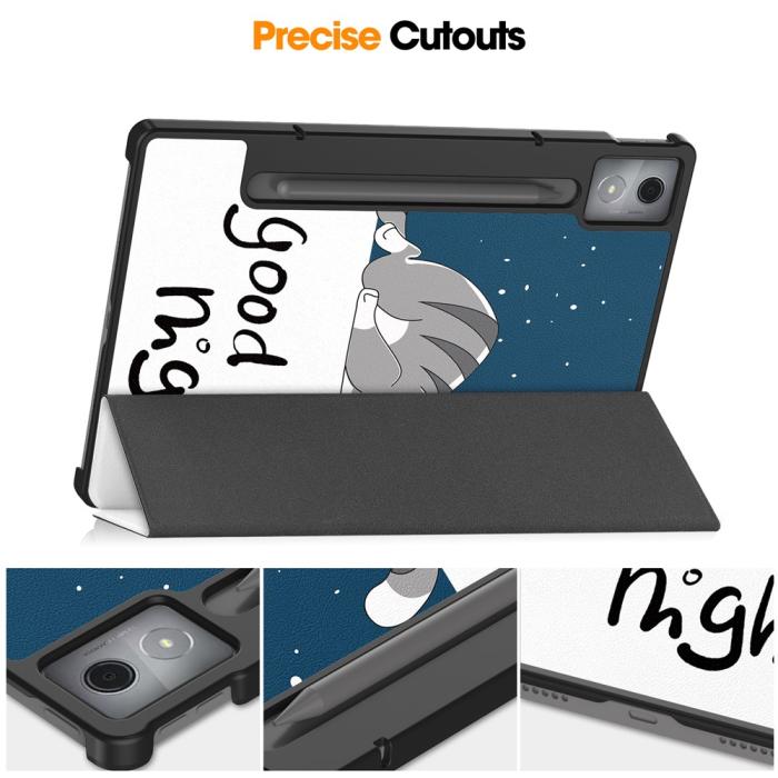 Bild 4, Lenovo Idea Tab Pro Fodral Tri-Fold Katt
