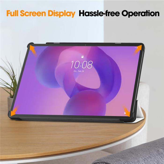 Bild 6, Lenovo Idea Tab Pro Fodral Tri-Fold Katt