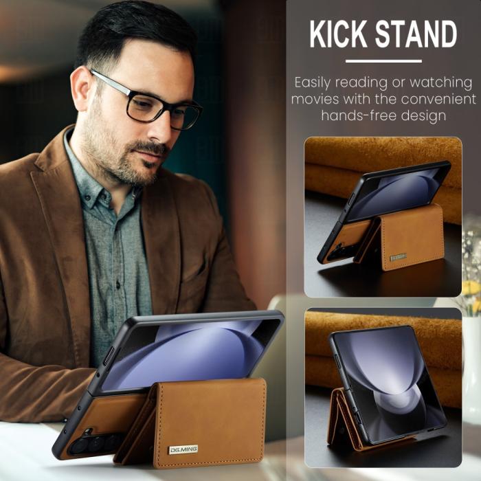 Bild 4, DG.MING Galaxy Z Fold 5 Skal 2in1 Magnetisk Avtagbart Kortfack