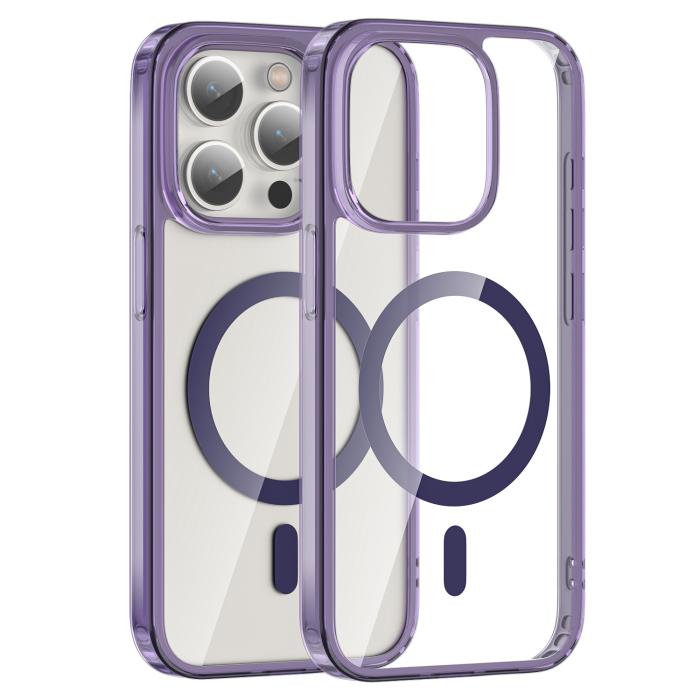 Bild 2, ColorPop iPhone 15 Pro Max Skal CH MagSafe Transparent/Lila