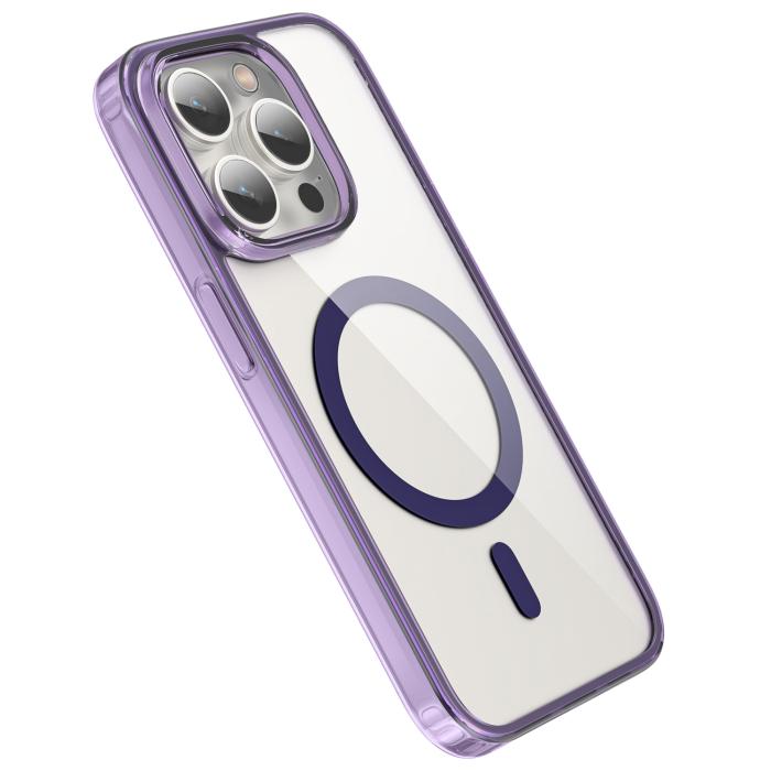 Bild 3, ColorPop iPhone 15 Pro Max Skal CH MagSafe Transparent/Lila