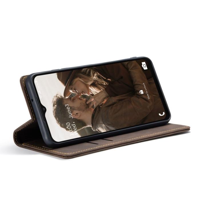 Bild 3, CASEME Samsung Galaxy A23 5G Fodral Flip Läder Brun