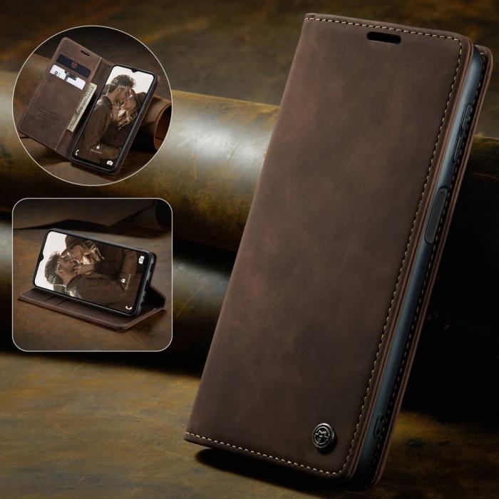 Bild 4, CASEME Samsung Galaxy A23 5G Fodral Flip Läder Brun