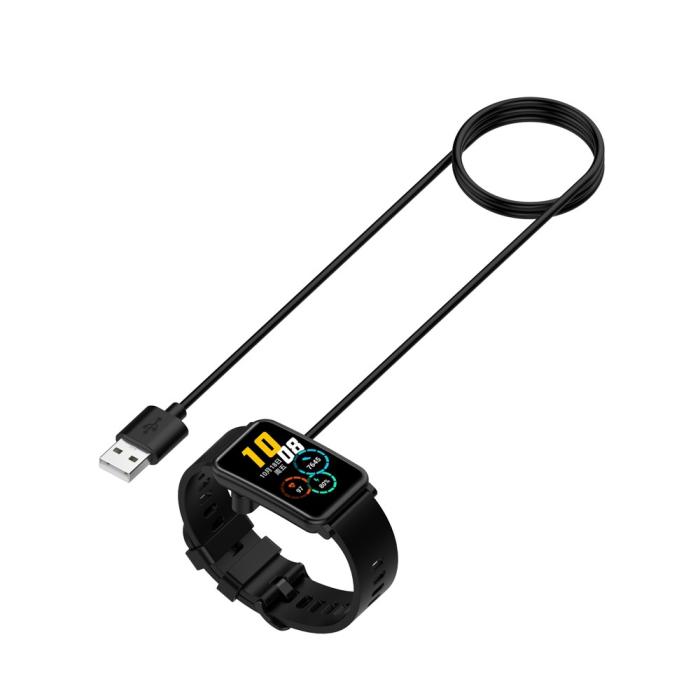 Bild 2, Huawei Watch Fit / Honor Watch ES 1m Laddningskabel - Svart