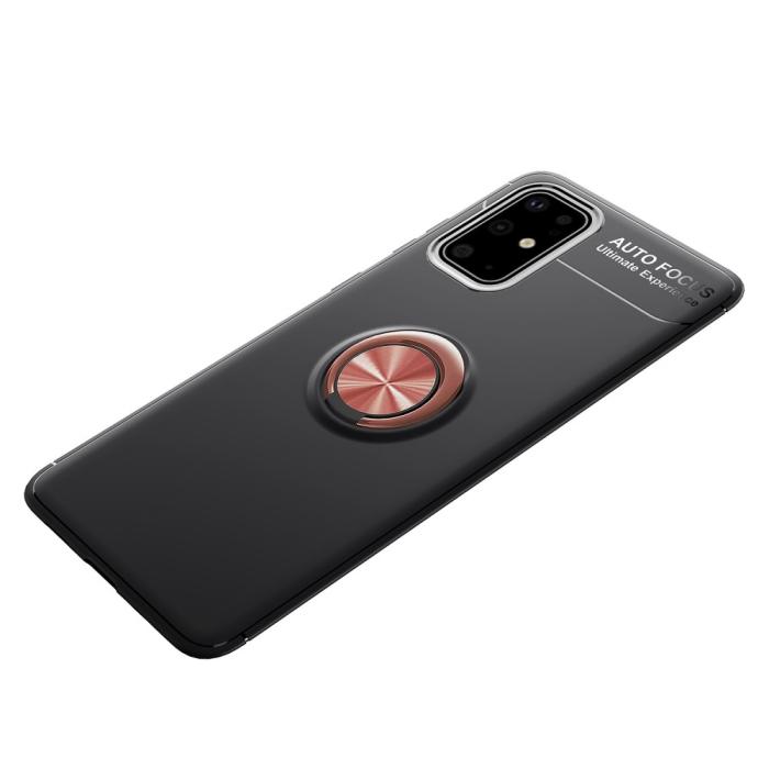 Bild 2, Samsung Galaxy A41 - Ring Skal - Svart/Roséguld