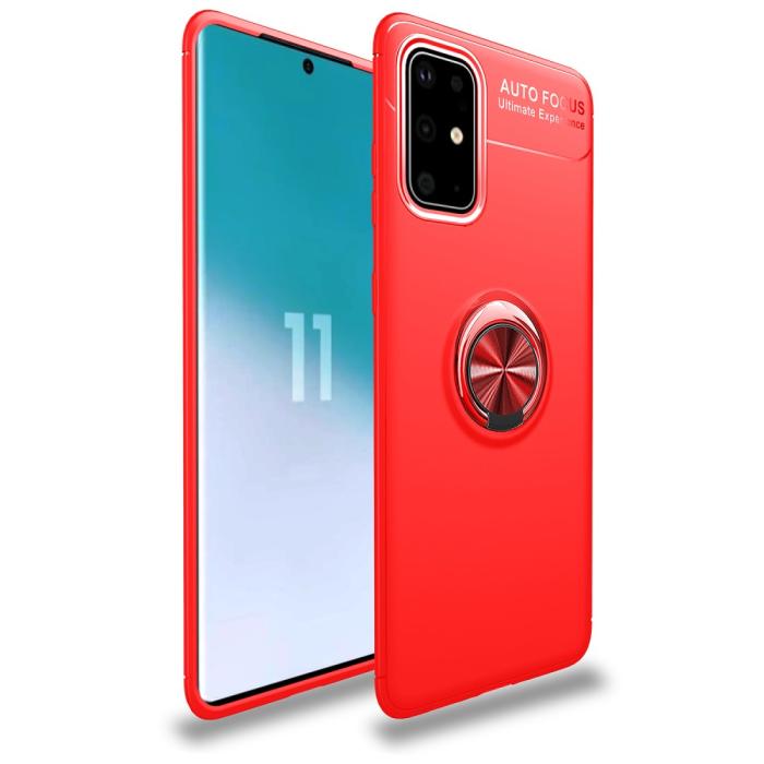 Bild 1, Samsung Galaxy A41 - Ring Skal - Röd