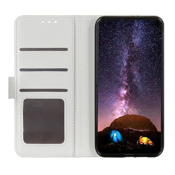 Bild 5, Samsung Galaxy A21s - Crazy Horse Plånboksfodral - Vit
