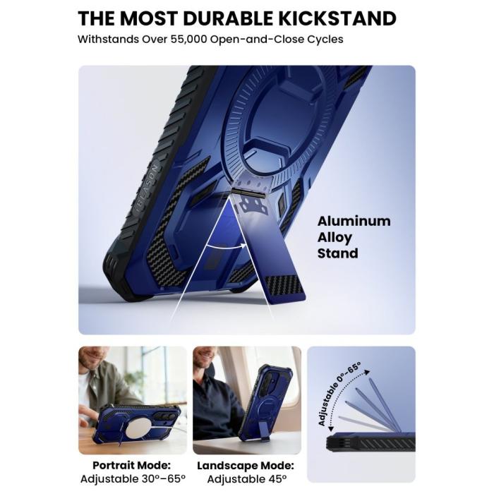 Bild 4, Supcase Samsung Galaxy S26 Skal MagSafe Iblsn ArmorBox Cobalt