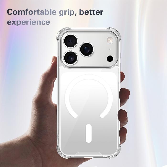 Bild 5, iPhone 18 Pro / 17 Pro Skal MagSafe Shookproof Transparent