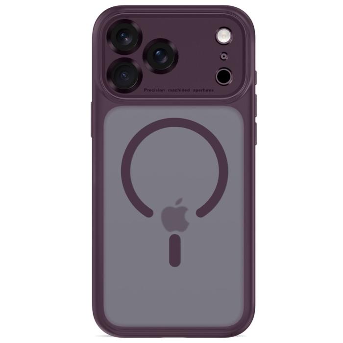 Bild 5, Tech-Protect iPhone 18 Pro/17 Pro Skal MagSafe MagPeak CC Burgundy