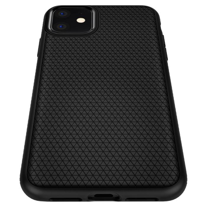 Bild 6, Spigen iPhone 11 Skal Liquid Air Matt Svart