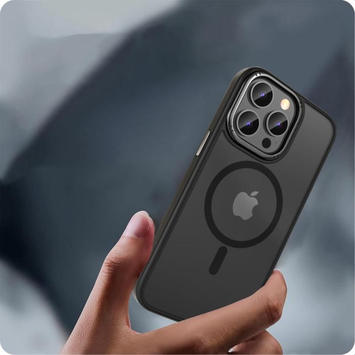 Bild 3, Tech-Protect iPhone 15 Pro Max Skal MagSafe MagMat Svart