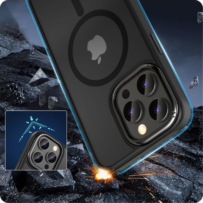 Bild 4, Tech-Protect iPhone 15 Pro Max Skal MagSafe MagMat Svart