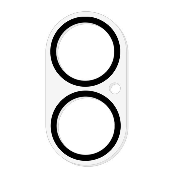 Bild 2, iPhone 16 Plus/16 Linsskydd Härdat Glas Black Rings