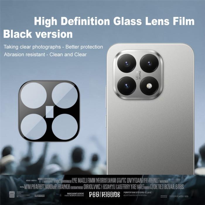 Bild 2, IMAK Xiaomi 15T Linsskydd Härdat Glas Svart