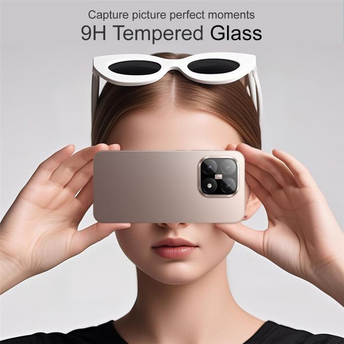 Bild 3, IMAK Xiaomi 15T Linsskydd Härdat Glas Svart